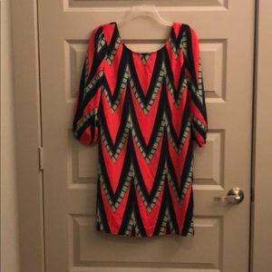 Chevron Shift Dress